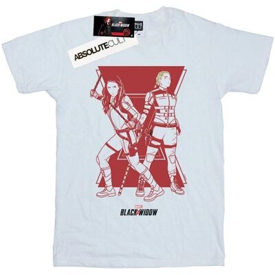 Absolute Cult Marvel Black Widow Movie Sisters Silhouette Boyfriend Fit T-Shirt Absolute Cult Marvel Black Widow Movie Sisters Silhouette Boyfriend Fit T-Shirt