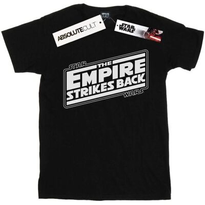 Absolute Cult Star Wars Męska Koszulka Logo The Empire Strikes Back - T-Shirt Absolute Cult Star Wars Męska Koszulka Logo The Empire Strikes Back - T-Shirt