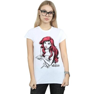 Disney Ariel Shell Sketch Damen T-Shirt - T-Shirt Disney Ariel Shell Sketch Damen T-Shirt - T-Shirt