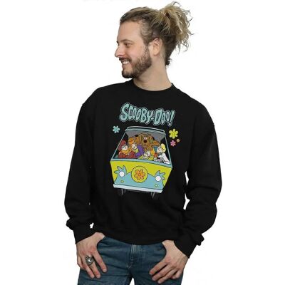 Absolute Cult Scooby Doo Mystery Machine Schwarz Sweatshirt - Herren 5XL Absolute Cult Scooby Doo Mystery Machine Schwarz Sweatshirt - Herren 5XL