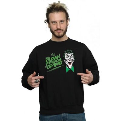 Absolute Cult DC Comics Batman Joker Sweatshirt - Black XX-Large Absolute Cult DC Comics Batman Joker Sweatshirt - Black XX-Large