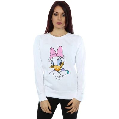 Bluza Daisy Duck Disney - Ciężka długi rękaw - Kobieta Bluza Daisy Duck Disney - Ciężka długi rękaw - Kobieta