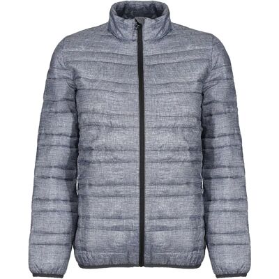 Regatta Mens Firedown Insulated Jacket - Grey Marl Black - Down Touch - Jacket Regatta Mens Firedown Insulated Jacket - Grey Marl Black - Down Touch - Jacket