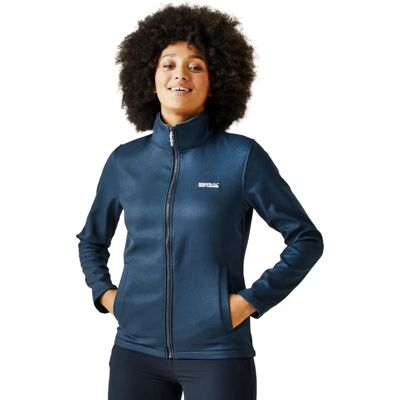 Regatta Dam Connie V Vindresistent Softshell Jacka - Marin Melange Regatta Dam Connie V Vindresistent Softshell Jacka - Marin Melange