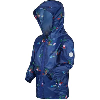Chaqueta impermeable para niños Peppa Pig de Regatta - Impermeable, transpirable, azul royal Chaqueta impermeable para niños Peppa Pig de Regatta - Impermeable, transpirable, azul royal