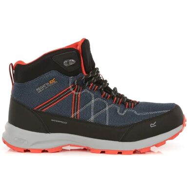 Lekki, wodoodporny but trekkingowy Regatta Samaris Lite dla mężczyzn - Moonlight Denim Orange Lekki, wodoodporny but trekkingowy Regatta Samaris Lite dla mężczyzn - Moonlight Denim Orange