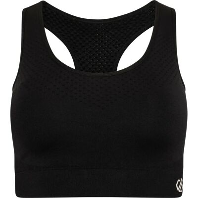 Dare2b Soutien-Gorge Sport à Impact Moyen pour Femmes - Noir L Dare2b Soutien-Gorge Sport à Impact Moyen pour Femmes - Noir L