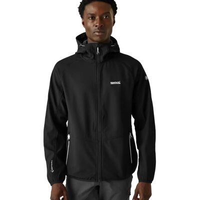 Regatta Arec III Softshell-Jacke - Schwarz - Wasserabweisend Regatta Arec III Softshell-Jacke - Schwarz - Wasserabweisend