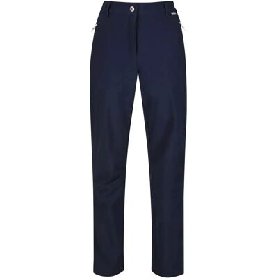 Regatta Womens Geo II Softshell Wind Resistant Walking Trousers Navy - 16S Regatta Womens Geo II Softshell Wind Resistant Walking Trousers Navy - 16S