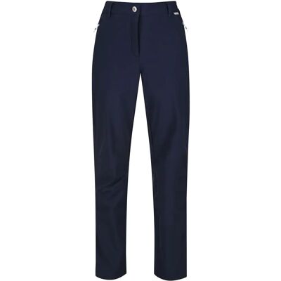 Regatta Womens Geo II Softshell Windproof Walking Trousers - Navy Regatta Womens Geo II Softshell Windproof Walking Trousers - Navy