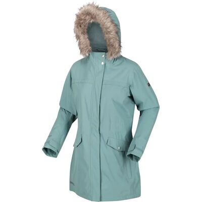 Regatta Donna Serleena II Parka Impermeabile Isolata - Muschio Menta - Impermeabile Regatta Donna Serleena II Parka Impermeabile Isolata - Muschio Menta - Impermeabile