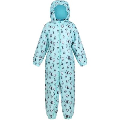 Regatta Kids Splat II Waterproof Aqua Penguin Puddle Suit - Puddle Suit Regatta Kids Splat II Waterproof Aqua Penguin Puddle Suit - Puddle Suit