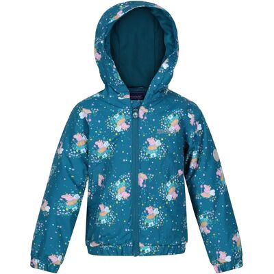 Regatta Peppa Pig Gevoerde Modder Puddle Jas - Kinder Waterdichte Winterjas Regatta Peppa Pig Gevoerde Modder Puddle Jas - Kinder Waterdichte Winterjas