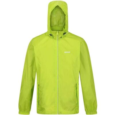 Regatta Mens Lyle IV Waterproof Breathable Packable Jacket Coat Bright Kiwi - Jacket Regatta Mens Lyle IV Waterproof Breathable Packable Jacket Coat Bright Kiwi - Jacket