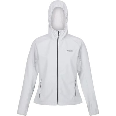 Regatta Womens Arec III Softshell Coat - Water-Resistant, Windproof, Cyberspace, Size 16 Regatta Womens Arec III Softshell Coat - Water-Resistant, Windproof, Cyberspace, Size 16