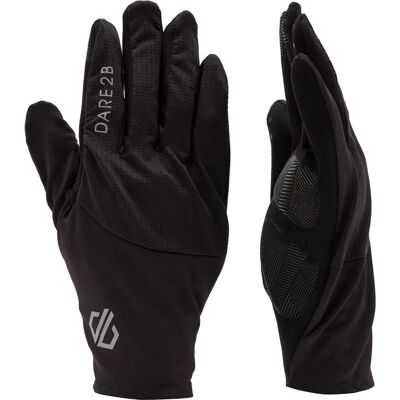 Dare2b Mens Forcible II Cushioned Cycling Gloves - Black - M Dare2b Mens Forcible II Cushioned Cycling Gloves - Black - M