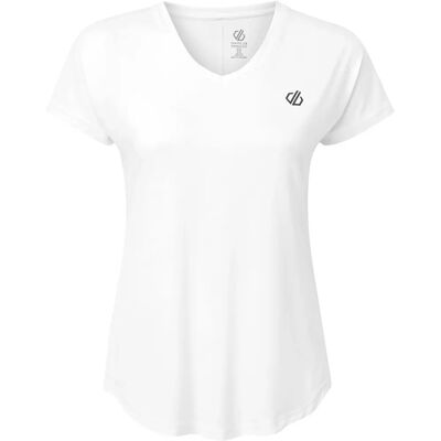 T-shirt léger Vigilant de Dare 2b pour femmes - Blanc - Sport - Publicité T-shirt léger Vigilant de Dare 2b pour femmes - Blanc - Sport - Publicité