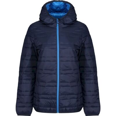 Veste imperméable isolante Firedown pour femmes de Regatta Professional - Bleu marine et bleu français - Veste Veste imperméable isolante Firedown pour femmes de Regatta Professional - Bleu marine et bleu français - Veste