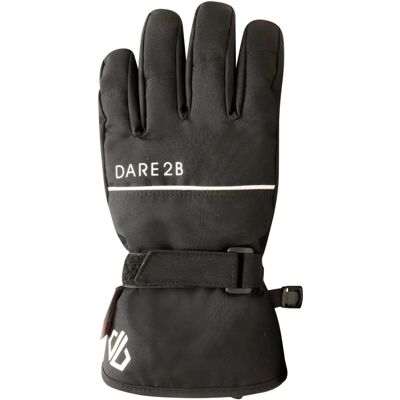 Dare 2b Restart Kids Ski Gloves - Waterproof, Black, Size 8-10 Dare 2b Restart Kids Ski Gloves - Waterproof, Black, Size 8-10