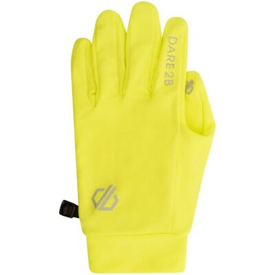 Dare2b Dare 2B Mens Cogent II Warm Backed Reflective Gloves Fluro Yellow S Dare2b Dare 2B Mens Cogent II Warm Backed Reflective Gloves Fluro Yellow S