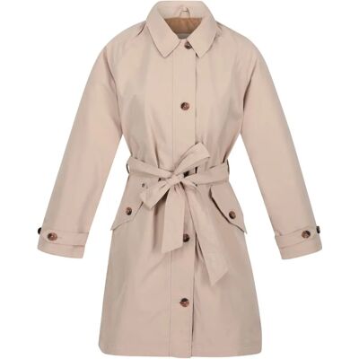 Regatta Womens Madalyn Waterproof Breathable Tie Belt Coat - Cream - Size 18 Regatta Womens Madalyn Waterproof Breathable Tie Belt Coat - Cream - Size 18
