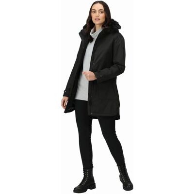 Regatta Sabinka Fur Trim Parka Jacket - Black Regatta Sabinka Fur Trim Parka Jacket - Black