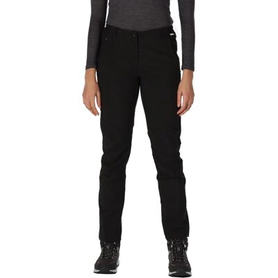 Regatta Womens Dayhike IV Waterproof Walking Trousers - Black - Size 18R Regatta Womens Dayhike IV Waterproof Walking Trousers - Black - Size 18R