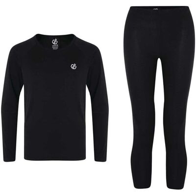 Dare2b Kids Elate II Baselayer Set - Black - Outdoor Activewear Dare2b Kids Elate II Baselayer Set - Black - Outdoor Activewear