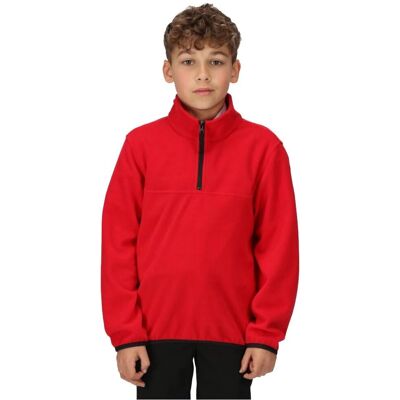 Regatta Kids Half Zip Micro Fleece - Red Regatta Kids Half Zip Micro Fleece - Red
