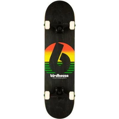 Birdhouse Sunset 7.75 Rasta Schwarz Komplettes Skateboard Birdhouse Sunset 7.75 Rasta Schwarz Komplettes Skateboard