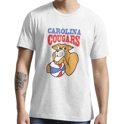 Mitchell & Ness Carolina Cougars Team Logo T-Shirt - T-Shirt Mitchell & Ness Carolina Cougars Team Logo T-Shirt - T-Shirt