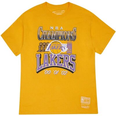 MITCHELL & NESS Lakers Gelb L T-Shirt - T-Shirt MITCHELL & NESS Lakers Gelb L T-Shirt - T-Shirt
