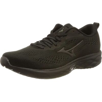 Mizuno Wave Revolt 2 Zwart Heren Hardloopschoenen - UK 6 Mizuno Wave Revolt 2 Zwart Heren Hardloopschoenen - UK 6