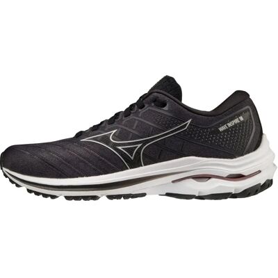 Chaussures de running Mizuno Wave Inspire 18 Femme - Noir/Argent - Stabilité - Publicité Chaussures de running Mizuno Wave Inspire 18 Femme - Noir/Argent - Stabilité - Publicité