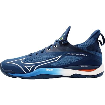 Mizuno Wave Mirage 4 - dark denim/white/scarlet ibis - 46.5 - Buty Mizuno Wave Mirage 4 - dark denim/white/scarlet ibis - 46.5 - Buty