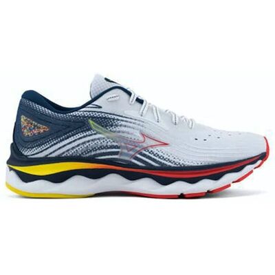Mizuno Wave Sky 6 - Chaussures de course - Blanc - Longue distance - Publicité Mizuno Wave Sky 6 - Chaussures de course - Blanc - Longue distance - Publicité
