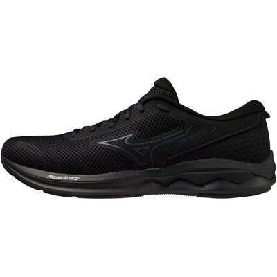 Chaussures de running Mizuno Wave Revolt 3 noires - Chaussures de course - Publicité Chaussures de running Mizuno Wave Revolt 3 noires - Chaussures de course - Publicité
