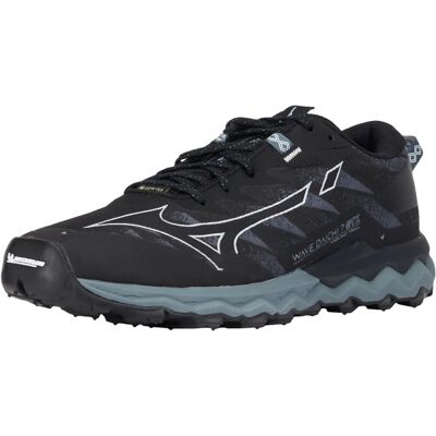 Chaussures de trail Mizuno Wave Daichi 7 GTX pour femme - Noir/Bleu Ombre/Météo Orageuse - Publicité Chaussures de trail Mizuno Wave Daichi 7 GTX pour femme - Noir/Bleu Ombre/Météo Orageuse - Publicité