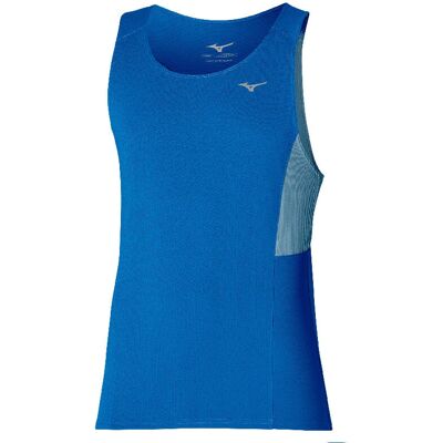 Mizuno XL T-shirt Sport Bleu - Course - Publicité Mizuno XL T-shirt Sport Bleu - Course - Publicité