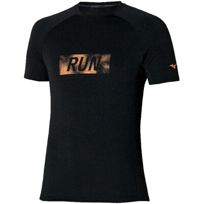 Mizuno XL Schwarz Lauf T-Shirt Active Dryaero Mizuno XL Schwarz Lauf T-Shirt Active Dryaero