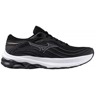 Mizuno Wave Skyrise 5 Noir/Blanc/Nasturtium - Chaussures de course - Publicité Mizuno Wave Skyrise 5 Noir/Blanc/Nasturtium - Chaussures de course - Publicité