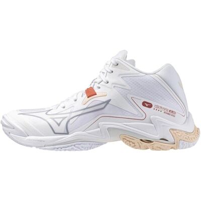 Mizuno Wave Lightning Z8 Mid - Buty do siatkówki - Cały rok - Biały Mizuno Wave Lightning Z8 Mid - Buty do siatkówki - Cały rok - Biały