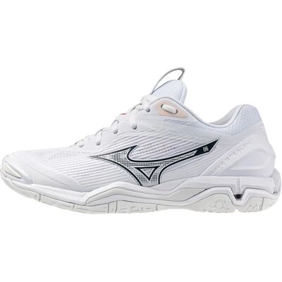 Mizuno Wave Stealth 6 Blanc - Chaussures de badminton & squash - Publicité Mizuno Wave Stealth 6 Blanc - Chaussures de badminton & squash - Publicité