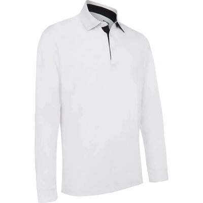 Callaway Golf Herren 2025 Langarm-Poloshirt aus Swingtech Performance-Stoff - Polo Shirt Callaway Golf Herren 2025 Langarm-Poloshirt aus Swingtech Performance-Stoff - Polo Shirt