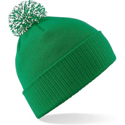 Beechfield Snowstar Duo Extreme Winter Hat Kelly Green/White - Winter Hat Beechfield Snowstar Duo Extreme Winter Hat Kelly Green/White - Winter Hat
