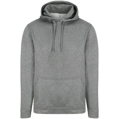 AWDis Polyester Sports Hoodie Grey Melange - Hoodie AWDis Polyester Sports Hoodie Grey Melange - Hoodie