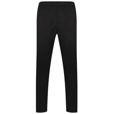 Finden & Hales Mens Knitted Tracksuit Pants - Slim Fit Sport Trousers Finden & Hales Mens Knitted Tracksuit Pants - Slim Fit Sport Trousers