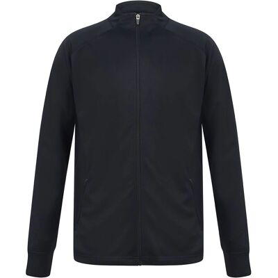 Finden & Hales Navy Knitted Tracksuit Top - Tracksuit Top Finden & Hales Navy Knitted Tracksuit Top - Tracksuit Top