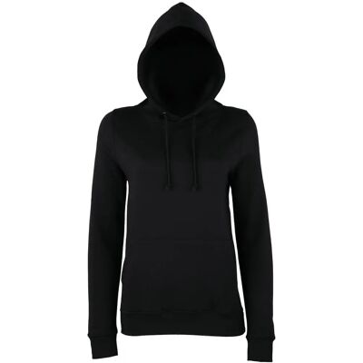 AWDis Girlie College Pullover Hoodie Deep Black - Hoodie AWDis Girlie College Pullover Hoodie Deep Black - Hoodie