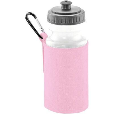 Quadra - Water Bottle And Fabric Sleeve Holder - Pink - One Size Quadra - Water Bottle And Fabric Sleeve Holder - Pink - One Size